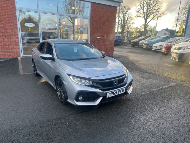 2019 (69) Honda Civic 1.0 VTEC Turbo SR Hatchback 5dr Petrol Manual Euro 6 (s/s) (126 ps)
