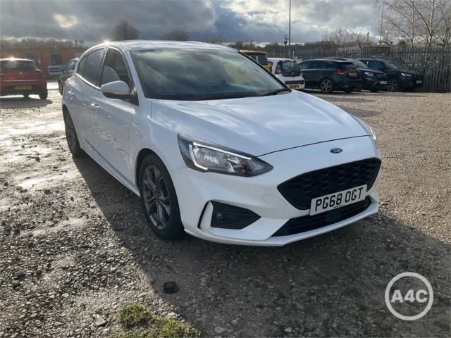 2019 (68) Ford Focus 1.0T EcoBoost ST-Line Hatchback 5dr Petrol Auto Euro 6 (s/s) (125 ps)