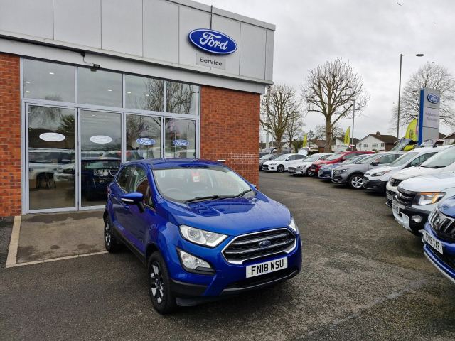 2018 (18) Ford EcoSport 1.0T EcoBoost Zetec SUV 5dr Petrol Manual Euro 6 (s/s) (125 ps)